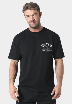 Circular Knit Design Edmonson Black T-Shirt