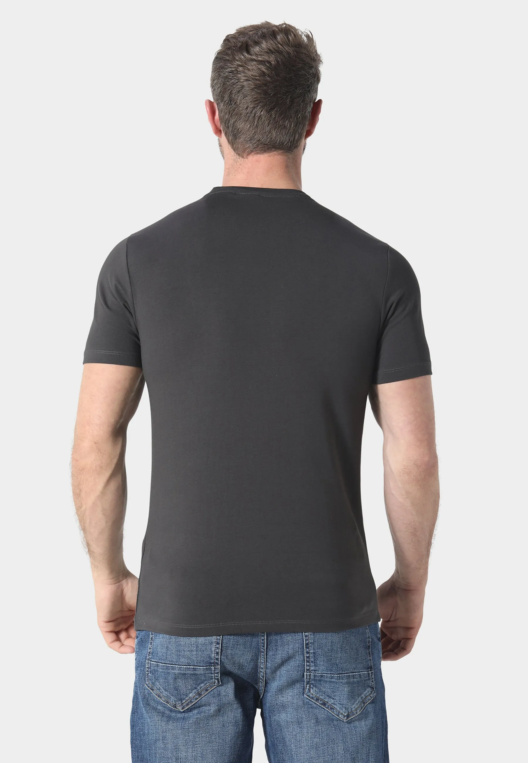 Comfy All-Day Breathable mesh Dover Dusty Grey T-Shirt