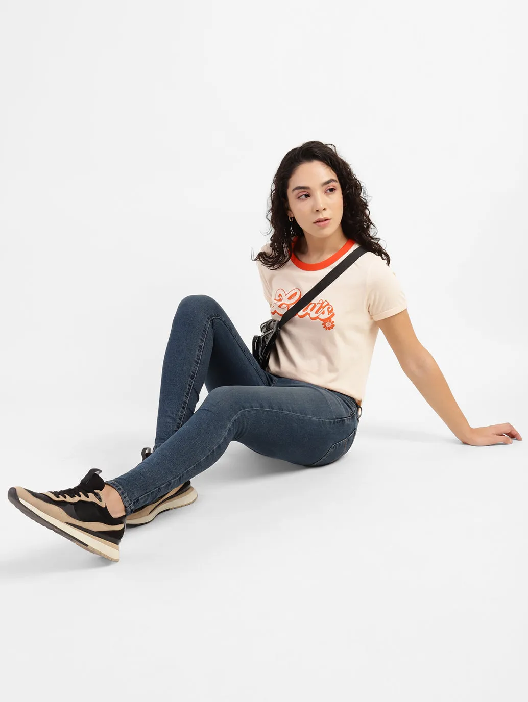 Women's 710 Blue Skinny Fit Mid Rise Jeans classic clothing