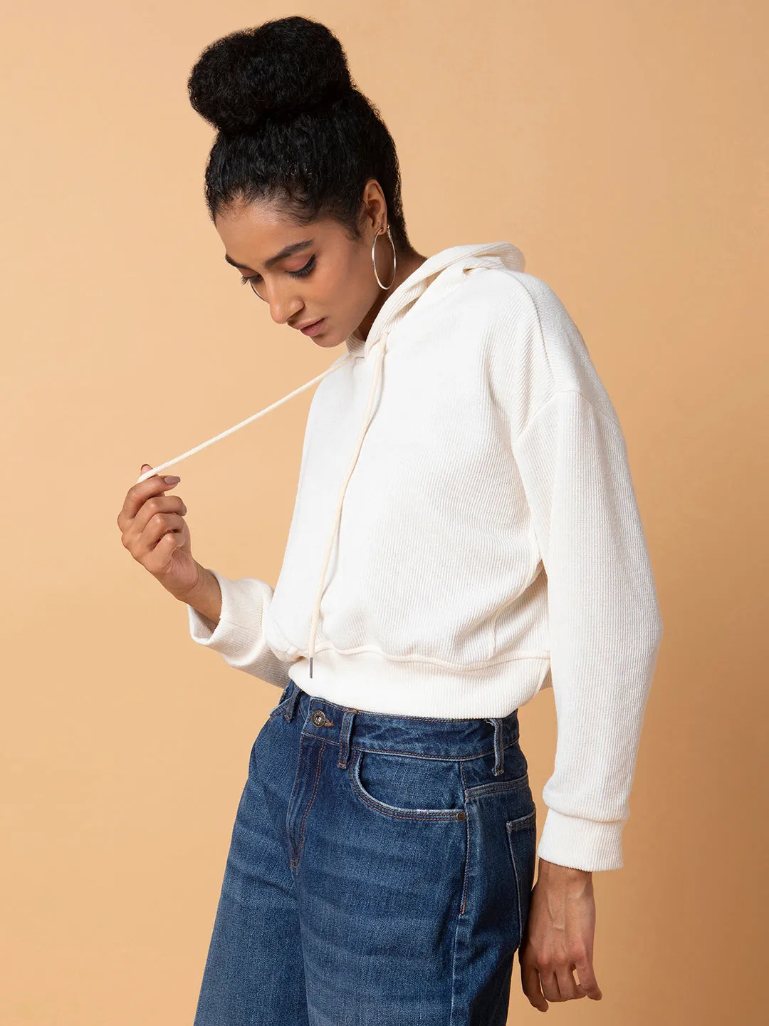 Women's Cream Hoodie Cozy pieces