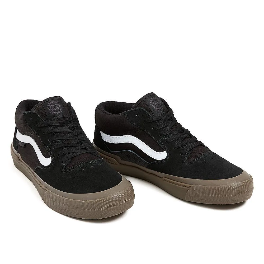 Vans BMX Style 114 - Black/Dark Gum Lace   Up Design