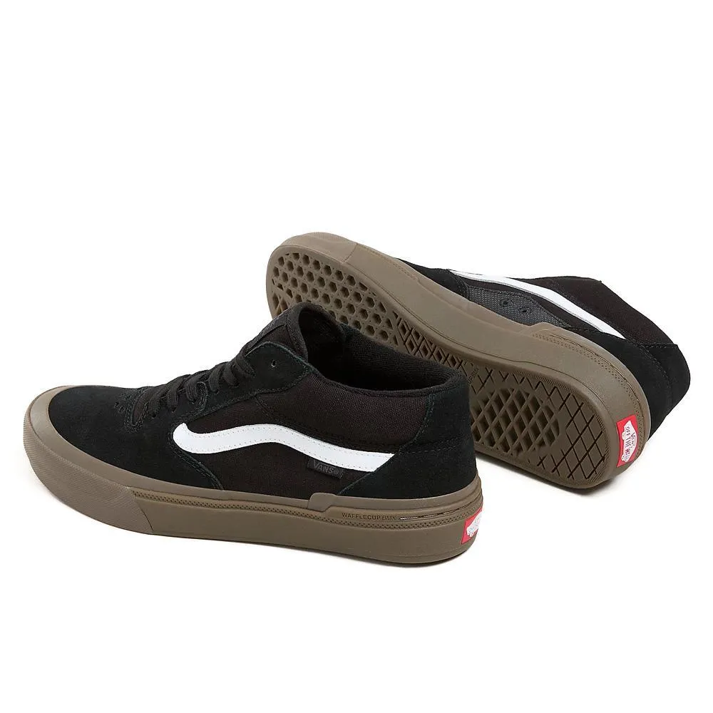 Vans BMX Style 114 - Black/Dark Gum Road Fit Lace Up Adjustability