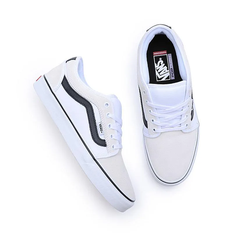 clean design Comfort Fit Vans Chukka Low Side Stripe - White/Black/Gum