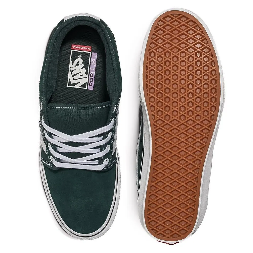 Vans Chukka Low Sidestripe - Green Gables/True White Roomie Fit Herd Hike