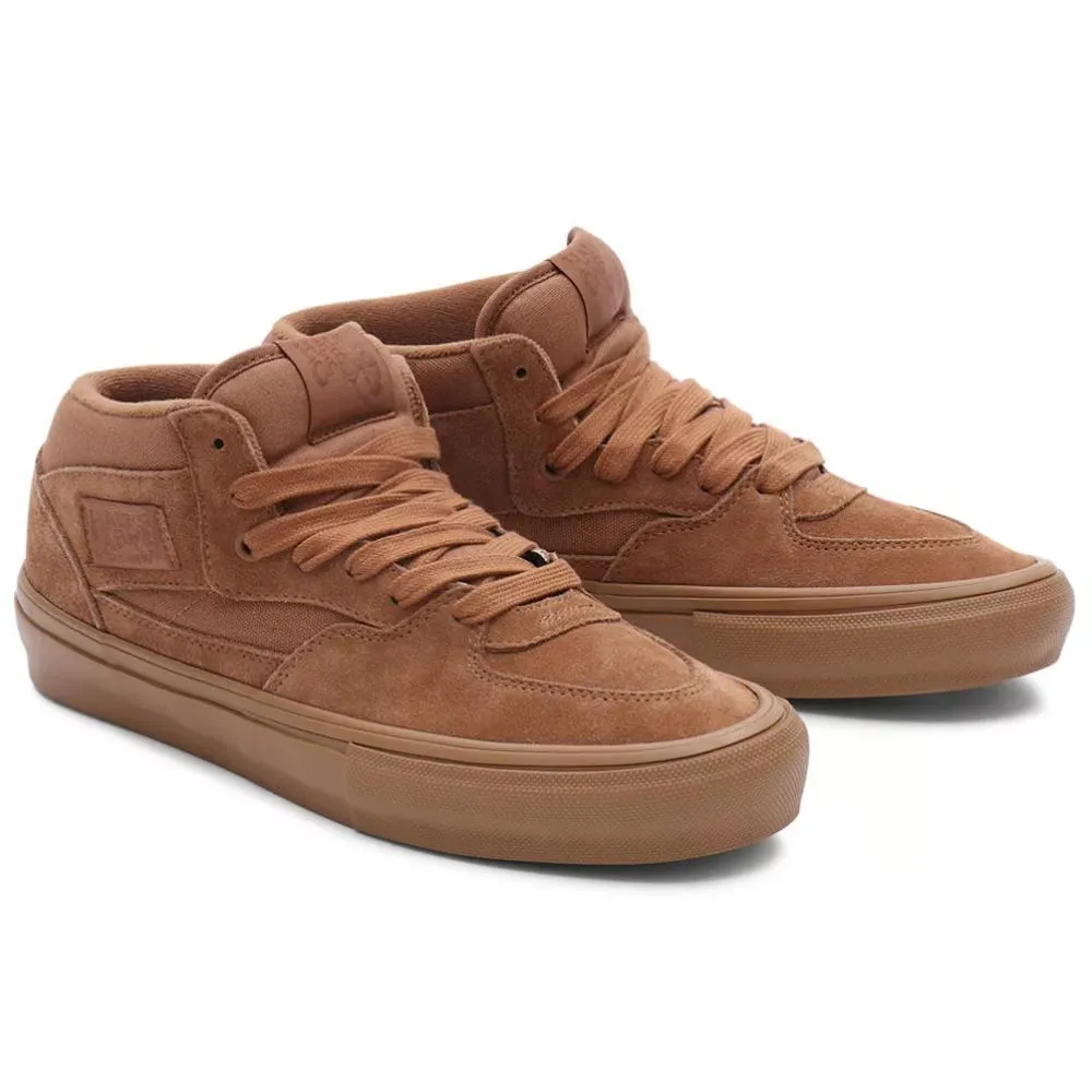 Shock Diffusing Midsole Slim Shape Vans Skate Half Cab - Brown/Gum