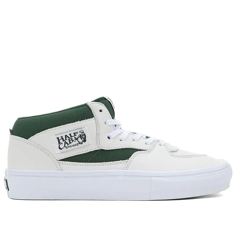 Vans Skate Half Cab - White/Green Flat Design Partner Hike