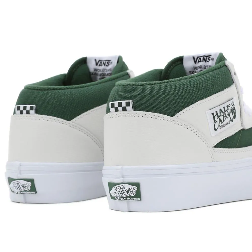 Buckle Design Impact Diffusing Plate Vans Skate Half Cab - White/Green