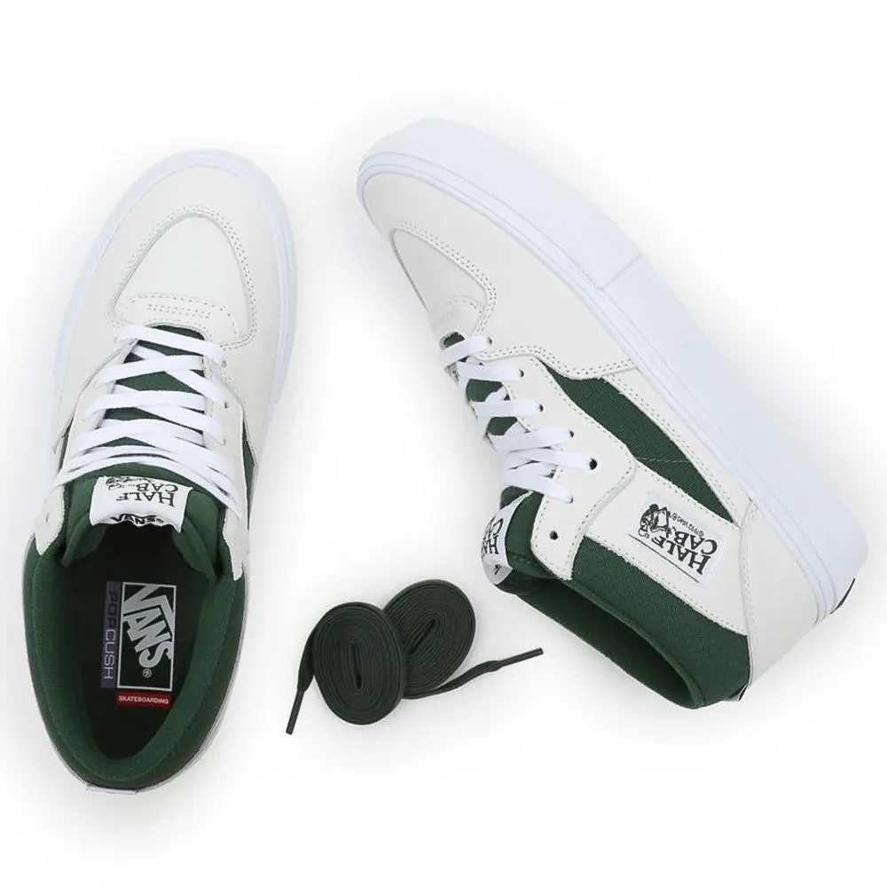 Herd Hike Walk Light Vans Skate Half Cab - White/Green