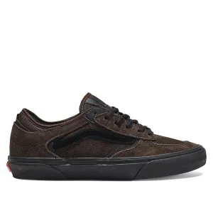 Vans Skate Rowley - Chocolate/Black Soft   leather Metal Pop