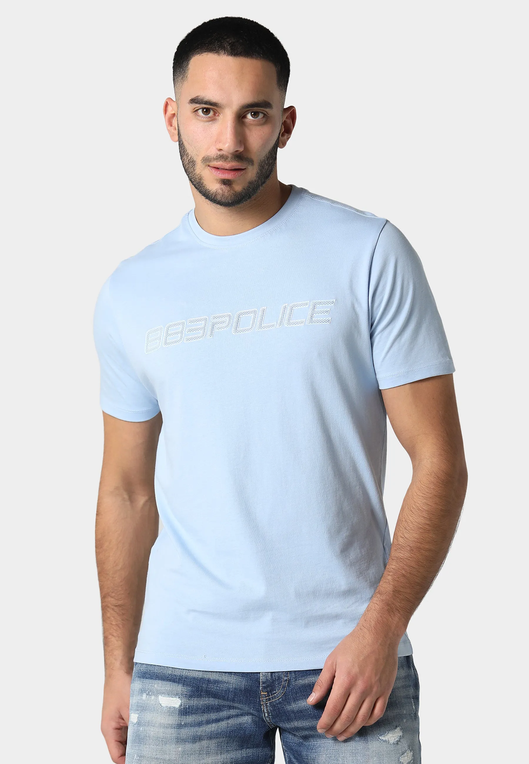 Easy-to-Match Stretch waistband Delano Oceanic Blue T-Shirt