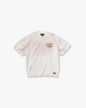 Represent X Iron Maiden Anniversary T-Shirt - Washed Ecru Oeko Tex Certified right size