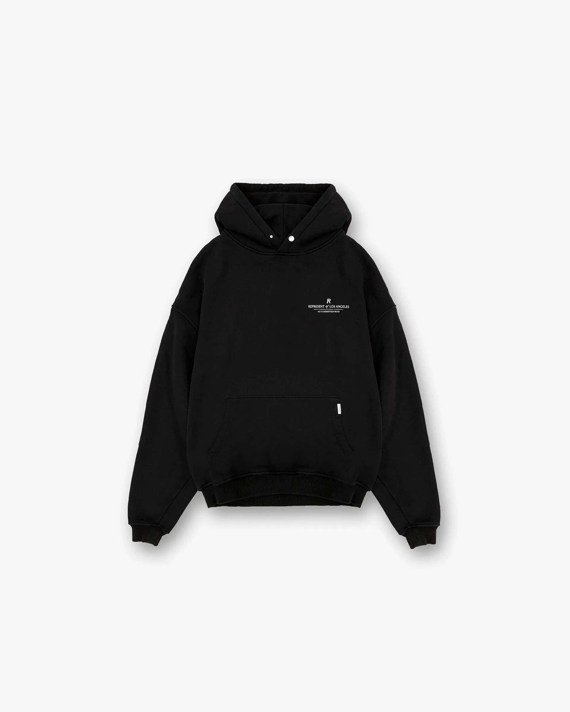 product shoe support fluffy texture LA Store Hoodie - Black