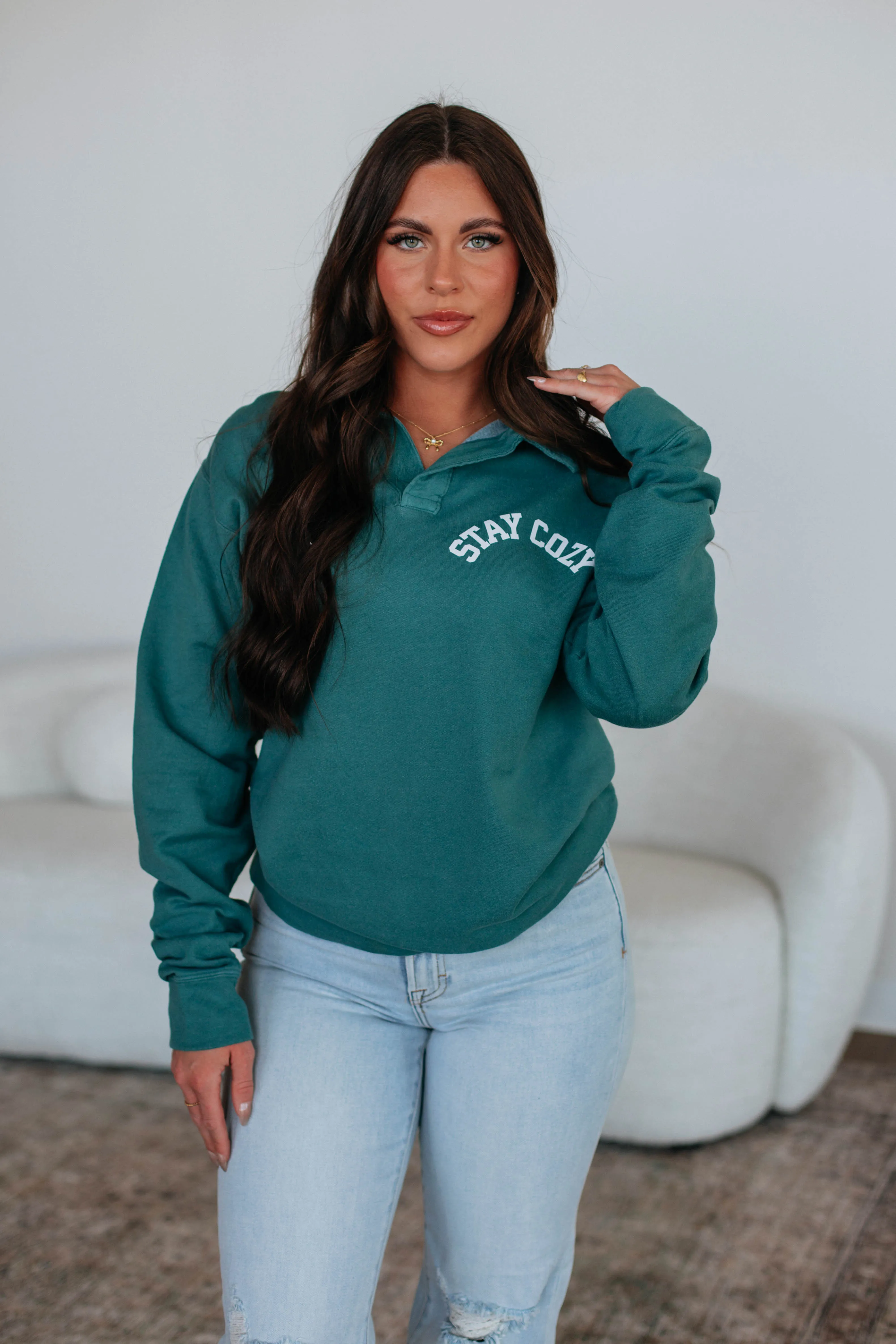 product anniversary charm Stay Cozy Pullover