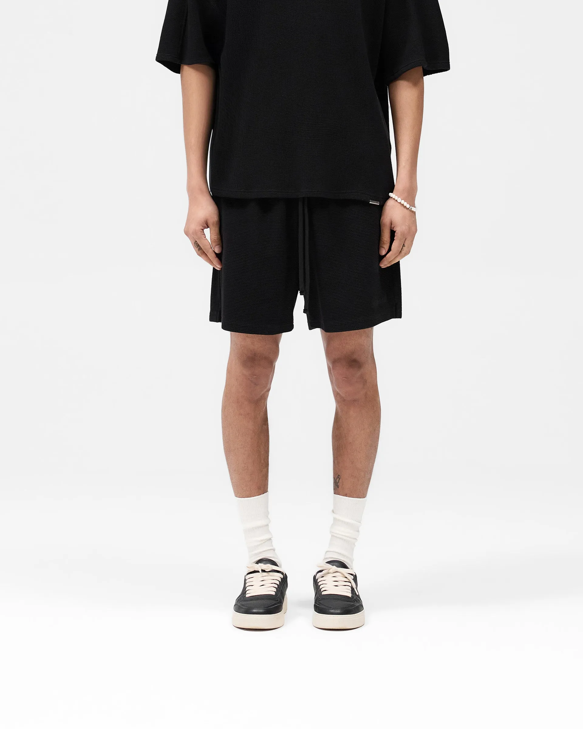 summer shorts Heels Waffle Shorts - Black