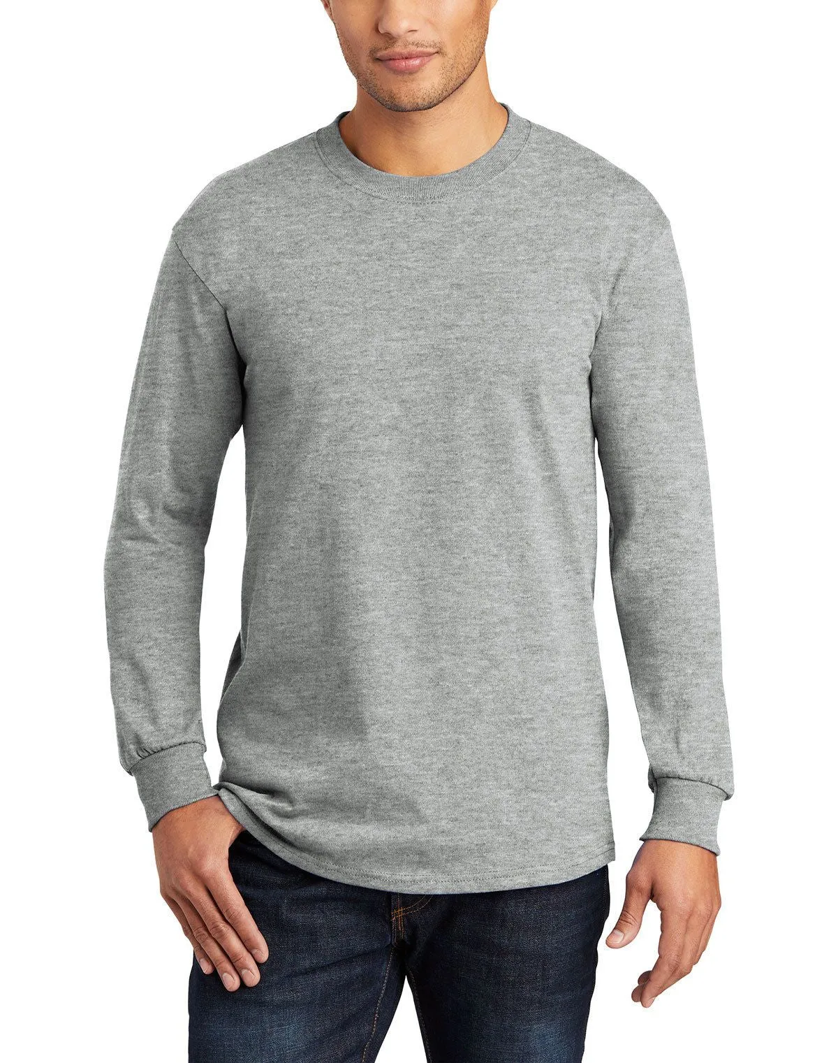 Quick Fit Design JustBlanks Men's Long Sleeve All-American T-Shirt
