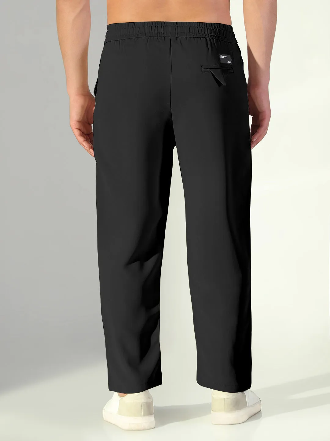 Men's Black Relaxed Fit Trouser Weekend Comfort