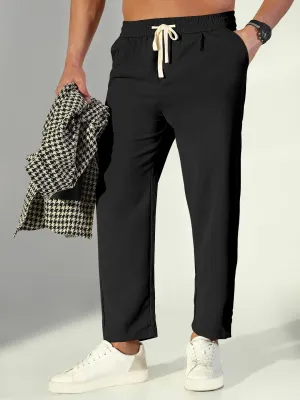 Men's Black Relaxed Fit Trouser Chill Style