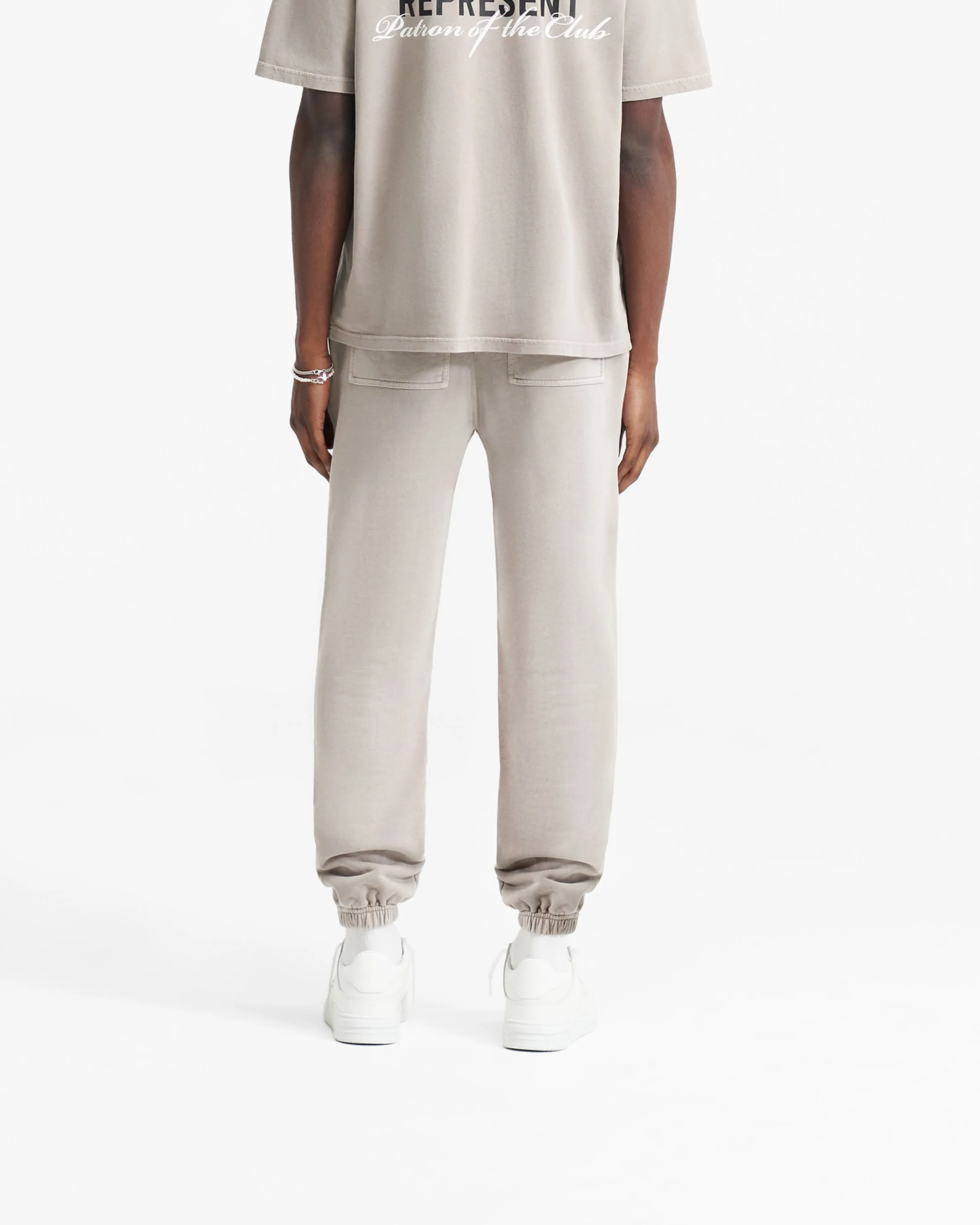 Patron Of The Club Sweatpant - Mudstone Minimal Vibe Soft Fabric