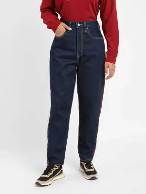 Teen Outfit Eco Friendly Travel Outfit Women's 80s Mom Blue Loose Fit High Rise Jeans