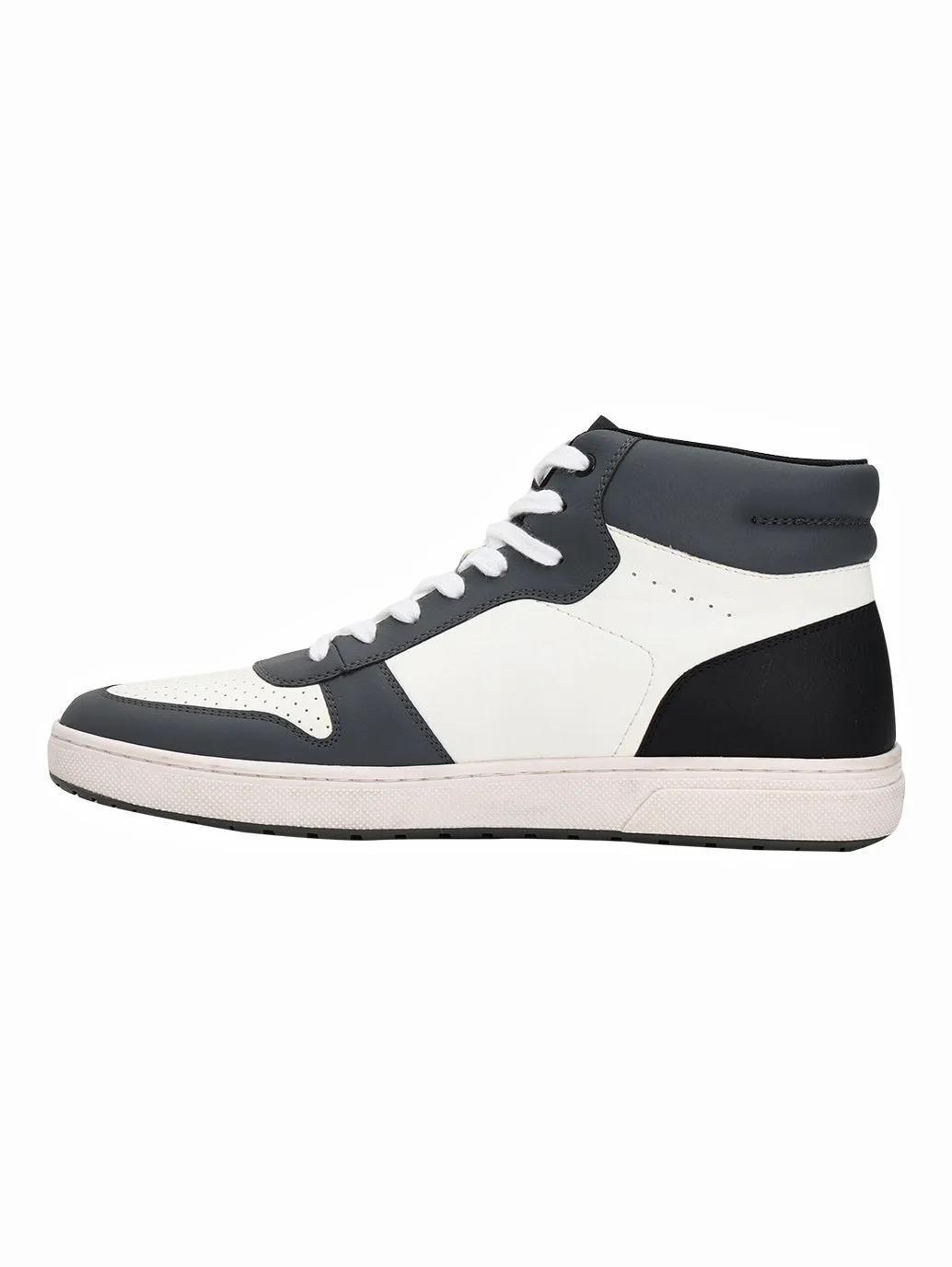 Bold Neon Men's Grey Colorblock Sneakers
