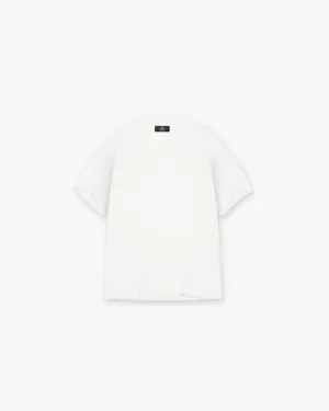 Timeless Comfort Wear Initial T-Shirt - Flat White
