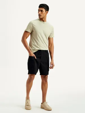 Men's Solid Regular Fit Shorts tropical style