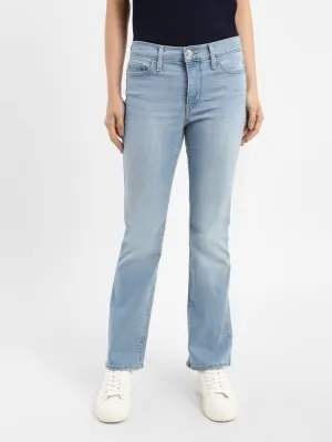 Women's 315 Blue Flared Fit High Rise Jeans Chic Fit