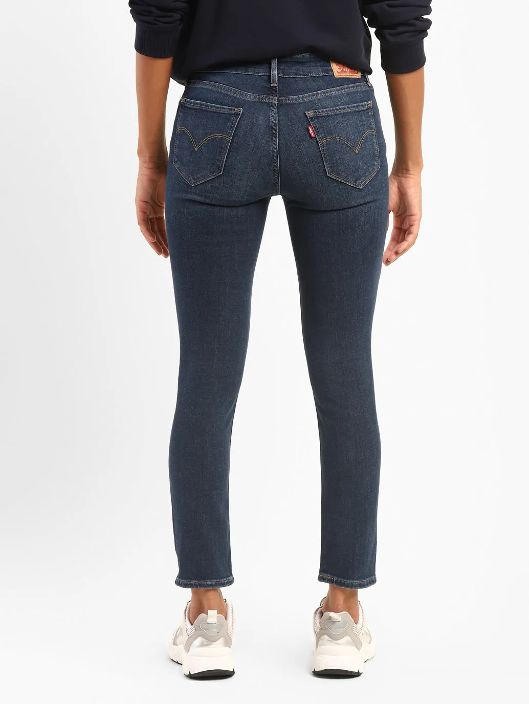 Chill Mode Party Look Classic Wear Women's 711 Blue Skinny Fit Mid Rise Jeans