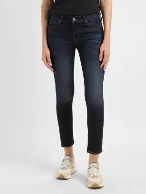 Casual Friday Versatile Women's 711 Blue Skinny Fit Mid Rise Jeans