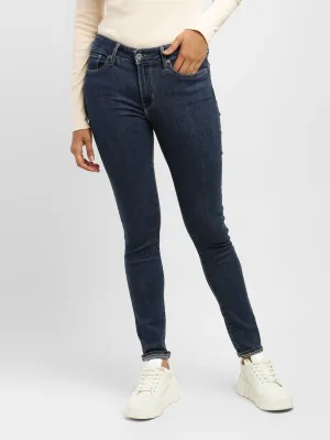 Women's 711 Blue Skinny Fit Mid Rise Jeans Style Appropriate