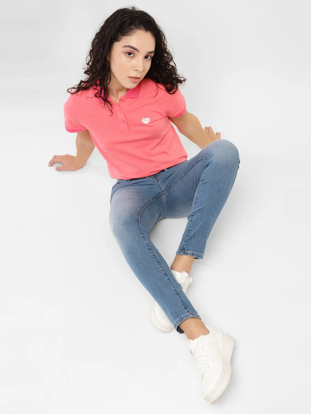 Versatile Design Go Everywhere Women's 711 Blue Skinny Fit Mid Rise Jeans