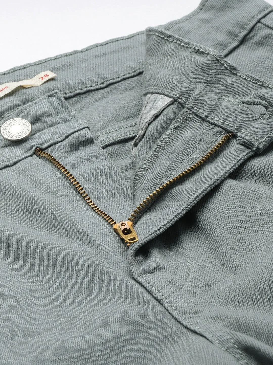 Women's 726 Grey Flared Fit Mid Rise Jeans Unisex Wear Classic Professional Wear Work Ready Lightweight Textured