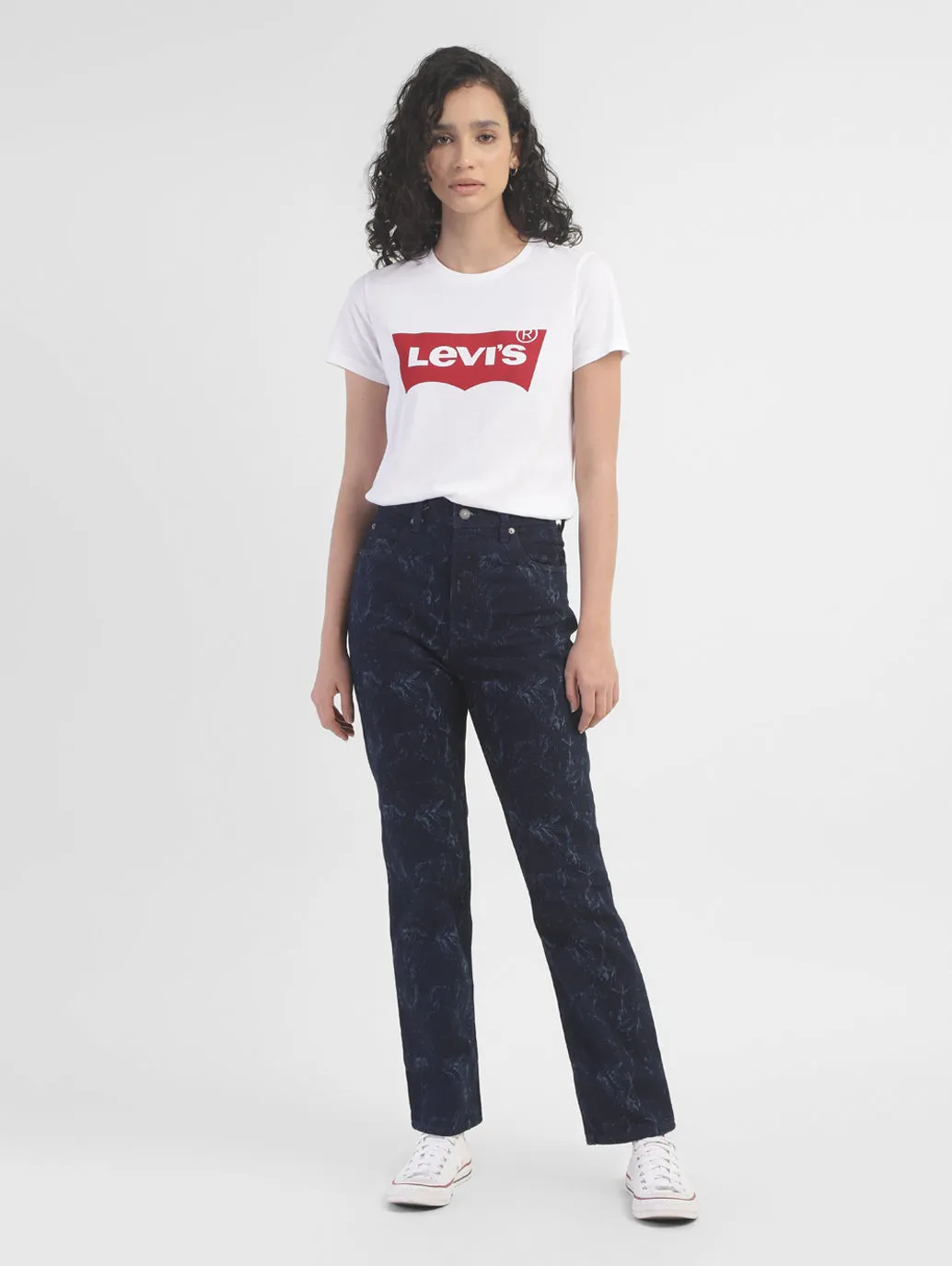 Women's Blue Loose Fit High Rise Jeans Home Comfort Weekend Warrior