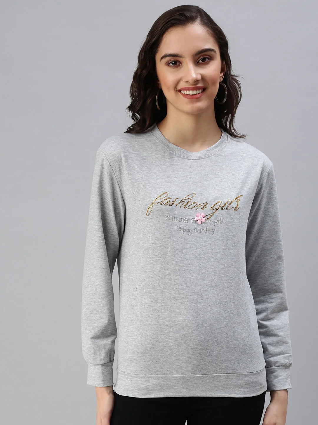 Women's Grey Sweatshirt Adult Size