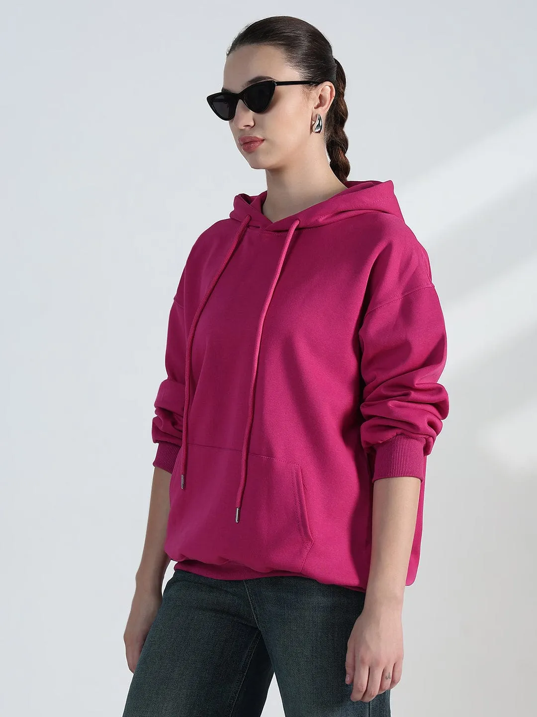 Women's Pink Oversized Hoodie product keychain convenience