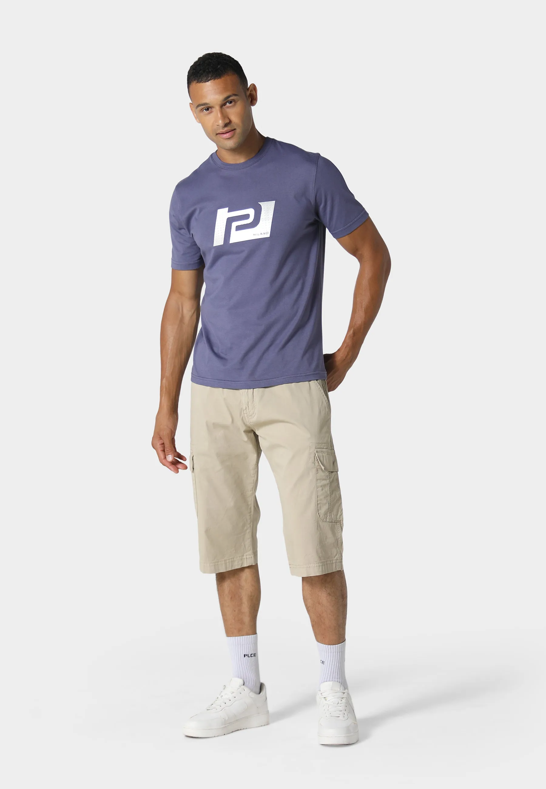 OdorResistant Fabric Sleek Layers Zeal Dusk T-Shirt